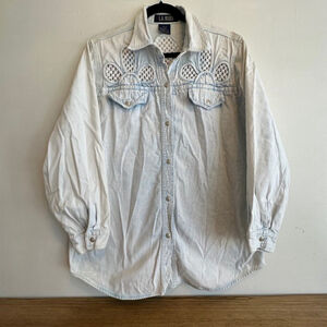 Women's L.A. Blues Light Blue Denim Shirt Size 18/20